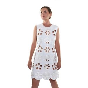 Victoria by Victoria BeckhamFloral Cutout Sh